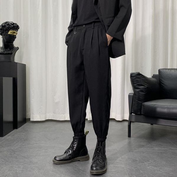 men's pants trendy men's autumn casual pants handsome youth harem pants comfortable solid color thin trousers 230426, Black
men's pants trendy men's autumn casual pants handsome youth harem pants comfortable solid color thin trousers 230426, Black
