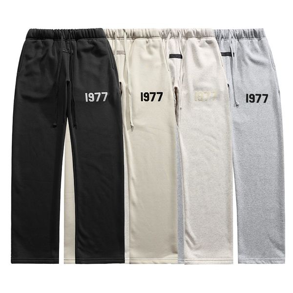fashion mens designer 1977 high street pants ess men women solid color pant trousers hip hop motion pants for male casual joggers size s-xl, Black
fashion mens designer 1977 high street pants ess men women solid color pant trousers hip hop motion pants for male casual joggers size s-xl, Black