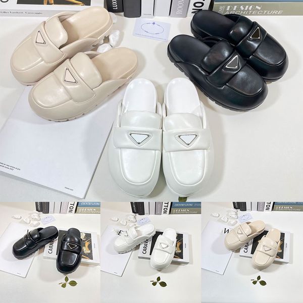 women mules prad soft lining leather sandals slippers mule slides desert yellow womens scuffs indoors outdoor fashions size 35-40, Black
women mules prad soft lining leather sandals slippers mule slides desert yellow womens scuffs indoors outdoor fashions size 35-40, Black