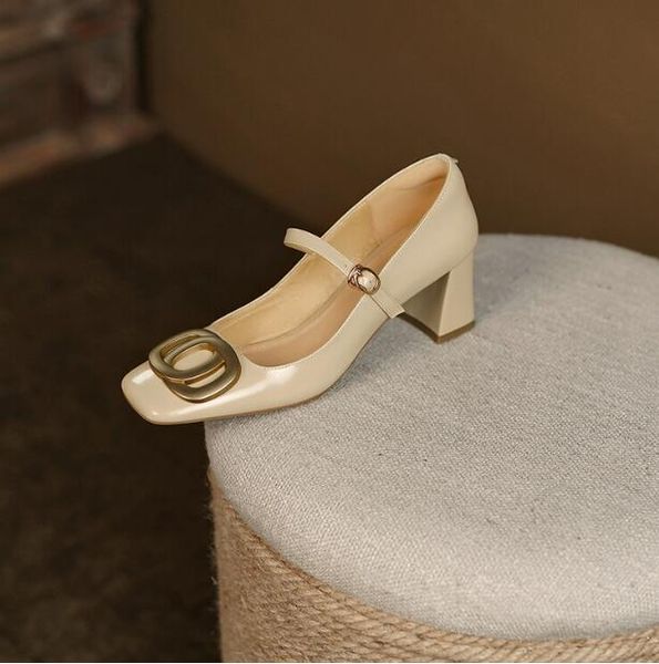 cowskin square toe lady office shoes fashion cowskin 2023 metal buckle women mary jane shoes, Black
cowskin square toe lady office shoes fashion cowskin 2023 metal buckle women mary jane shoes, Black