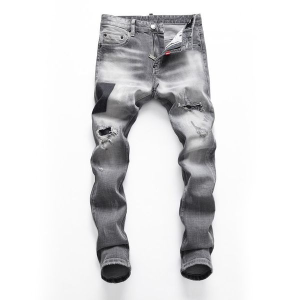 dsq slim grey men's jeans cool guy jeans classic hip hop rock moto casual design ripped distressed denim biker dsq2 jeans 413, Blue
dsq slim grey men's jeans cool guy jeans classic hip hop rock moto casual design ripped distressed denim biker dsq2 jeans 413, Blue