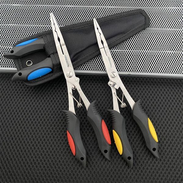 fishing accessories multifunction tools stainless pliers tackle long mouth fish tongs vise knitting lure scissors 230426
fishing accessories multifunction tools stainless pliers tackle long mouth fish tongs vise knitting lure scissors 230426