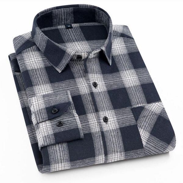 men flannel plaid shirt soft comfort slim fit styles brand for man cotton spring autumn casual long sleeve shirts, White;black
men flannel plaid shirt soft comfort slim fit styles brand for man cotton spring autumn casual long sleeve shirts, White;black