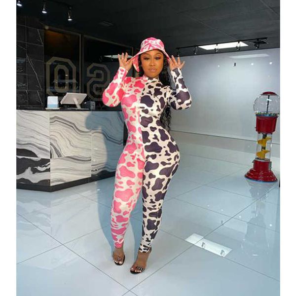 women's jumpsuits rompers bkld autumn 2020 women jumpsuit fashion cow printed patchwork long sleeve romper women one piece outfits jump, Black;white
women's jumpsuits rompers bkld autumn 2020 women jumpsuit fashion cow printed patchwork long sleeve romper women one piece outfits jump, Black;white