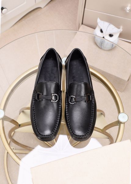 2023 men's dress shoes fashion genuine leather business breathable flats male brand formal office working loafers size 38-45, Black
2023 men's dress shoes fashion genuine leather business breathable flats male brand formal office working loafers size 38-45, Black