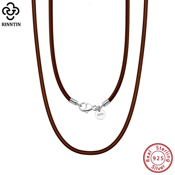 strands strings rinntin genuine italian 2mm brown leather cord chain necklace for women men with 925 sterling silver clasp trendy jewelry sc, Black
strands strings rinntin genuine italian 2mm brown leather cord chain necklace for women men with 925 sterling silver clasp trendy jewelry sc, Black