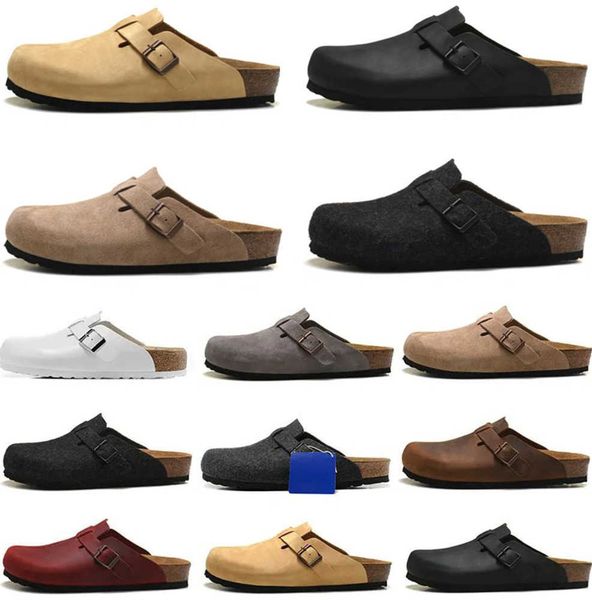 sandals 2023 boston clog men women designer slippers leather bag head pull cork flats mules woody loafers for slipper motion current 66ess, Black
sandals 2023 boston clog men women designer slippers leather bag head pull cork flats mules woody loafers for slipper motion current 66ess, Black