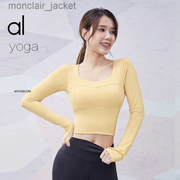 desginer alos yoga t shirt al tight short athletic fitness shirt large summer strap chest cushion women's fitness suit, White
desginer alos yoga t shirt al tight short athletic fitness shirt large summer strap chest cushion women's fitness suit, White