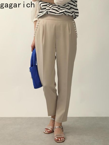 capris gagarich pants women new japanese style harem solid high waist pearl trousers slim casual allmatch temperament female bottoms, Black;white
capris gagarich pants women new japanese style harem solid high waist pearl trousers slim casual allmatch temperament female bottoms, Black;white