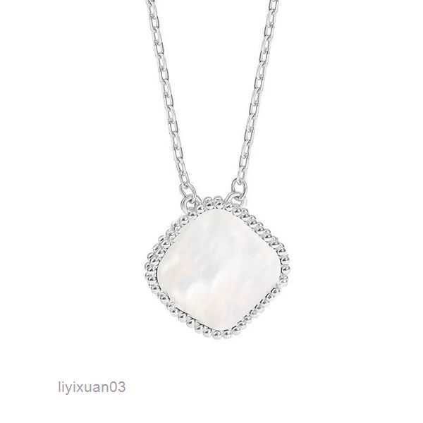 s&pendants 18k luck four-leaf flower necklace female gold clover van classic fashion natural stone agate pendants vintage motif cleef 2 wi9b, Silver
s&pendants 18k luck four-leaf flower necklace female gold clover van classic fashion natural stone agate pendants vintage motif cleef 2 wi9b, Silver