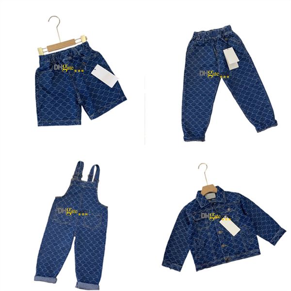spring and autumn new designer children's suit high-quality jeans suspenders children's clothes denim coat shorts long trousers ja, White
spring and autumn new designer children's suit high-quality jeans suspenders children's clothes denim coat shorts long trousers ja, White