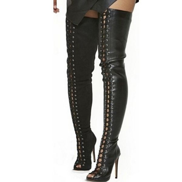 olomm new women summer over the knee boots stiletto high heels boots peep toe gorgeous black night club shoes women us size 5-15
olomm new women summer over the knee boots stiletto high heels boots peep toe gorgeous black night club shoes women us size 5-15