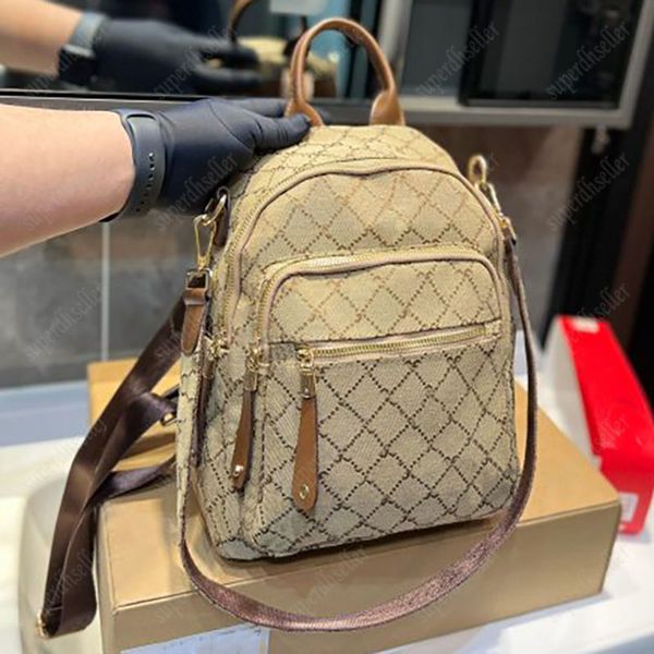 Women Men Backpack Luxury Designer Backpacks Fashion Shoulder Bag Luxurys Crossbody Bags Dual Use Handbag School Pack Large Capacity Handbags Clutch Totes Wallet, Khaki 1
Women Men Backpack Luxury Designer Backpacks Fashion Shoulder Bag Luxurys Crossbody Bags Dual Use Handbag School Pack Large Capacity Handbags Clutch Totes Wallet, Khaki 1