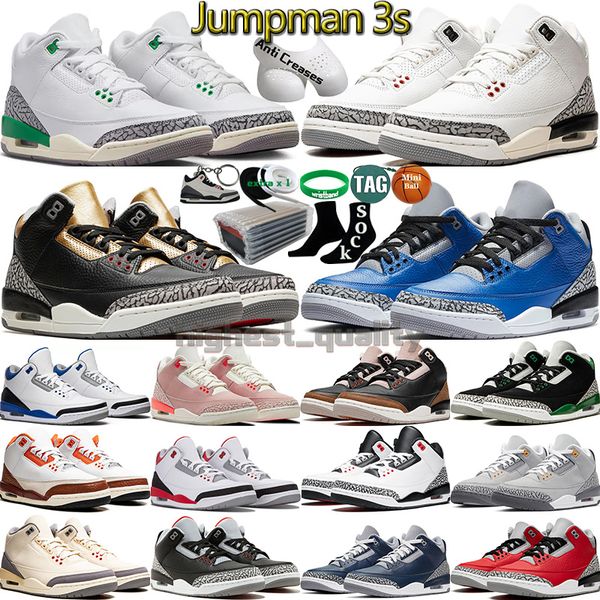 with box 3 basketball shoes for men women 3s lucky green pine black white cement reimagined racer blue fire red desert elephant mens womens
with box 3 basketball shoes for men women 3s lucky green pine black white cement reimagined racer blue fire red desert elephant mens womens