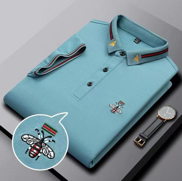 korean style fashion men's polo t-shirt short sleeves embroidered logo polo shirt business tee shirts, White;black
korean style fashion men's polo t-shirt short sleeves embroidered logo polo shirt business tee shirts, White;black