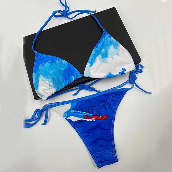 designer bikini bikini set blue white two pieces suits designer tie dye bikinis 2023 bandage push up swimsuit micro swimwear women with tag, Black
designer bikini bikini set blue white two pieces suits designer tie dye bikinis 2023 bandage push up swimsuit micro swimwear women with tag, Black