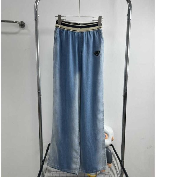 23ss womens pants denim jeans designer women jeans straight jeans ribbon splicing high-waisted denim pants womens clothing a1, Blue
23ss womens pants denim jeans designer women jeans straight jeans ribbon splicing high-waisted denim pants womens clothing a1, Blue