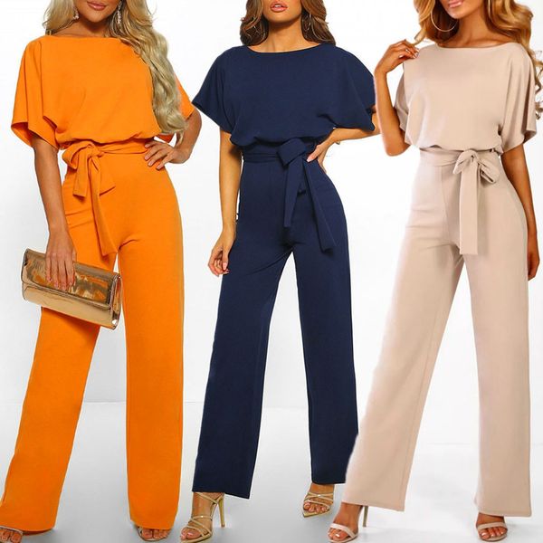 women's jumpsuits rompers elegant summer jumpsuit women round neck wide leg rompers solid color lace up party overalls female loose ol, Black;white
women's jumpsuits rompers elegant summer jumpsuit women round neck wide leg rompers solid color lace up party overalls female loose ol, Black;white