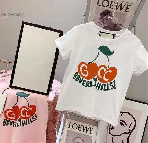 children t-shirts summer short sleeve shirt baby girls boys red cherries letter pattern bottoming blouses kids clothes tees loose style 90-, Blue
children t-shirts summer short sleeve shirt baby girls boys red cherries letter pattern bottoming blouses kids clothes tees loose style 90-, Blue