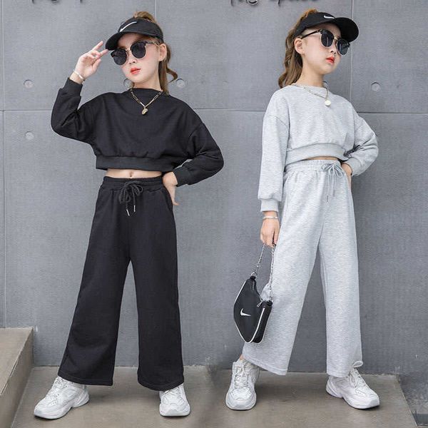 clothing sets girls clothes sets spring and autumn children's long sleeve guards wide leg pants 2pcs sets kids sports casual suits loun, White
clothing sets girls clothes sets spring and autumn children's long sleeve guards wide leg pants 2pcs sets kids sports casual suits loun, White