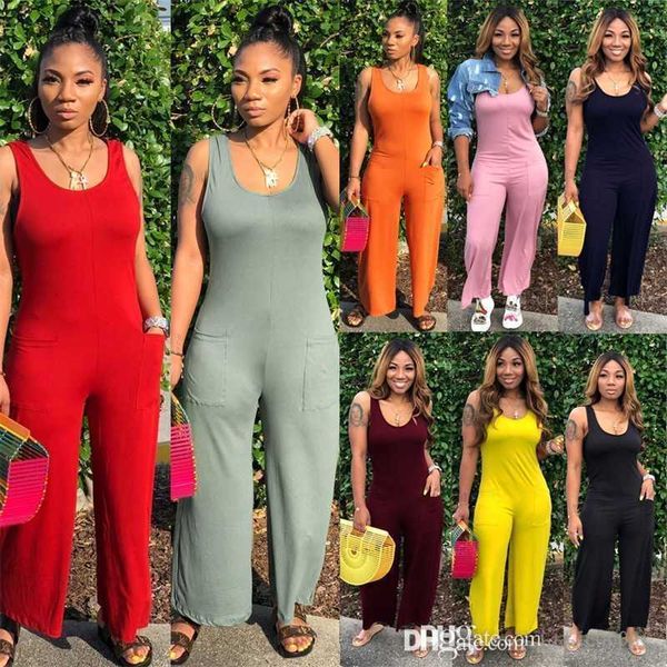 plus size 3xl women designer clothing jumpsuits casual solid color bodysuits wide leg long pants with pockets sleeveless rompers, Black;white
plus size 3xl women designer clothing jumpsuits casual solid color bodysuits wide leg long pants with pockets sleeveless rompers, Black;white