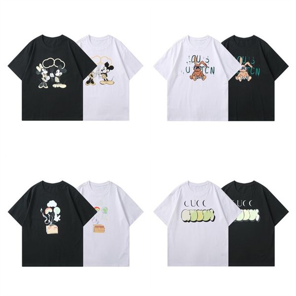 summer mens women designers t shirts loose tees fashion brand man s casual shirt luxury clothing street short sleeve clothes t-shirts coupl, White;black
summer mens women designers t shirts loose tees fashion brand man s casual shirt luxury clothing street short sleeve clothes t-shirts coupl, White;black