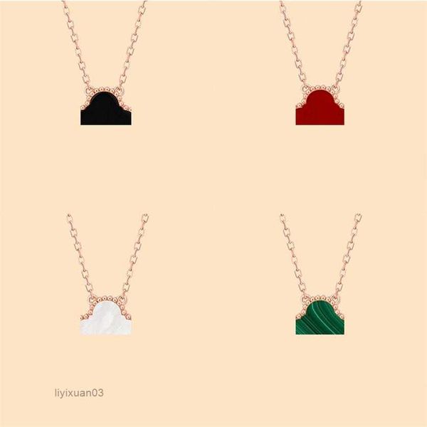 pendant necklaces four-leaf clover womens designer necklace classic 18-karat gold lucky four leaf clovers stylish personality gift282l scib, Silver
pendant necklaces four-leaf clover womens designer necklace classic 18-karat gold lucky four leaf clovers stylish personality gift282l scib, Silver