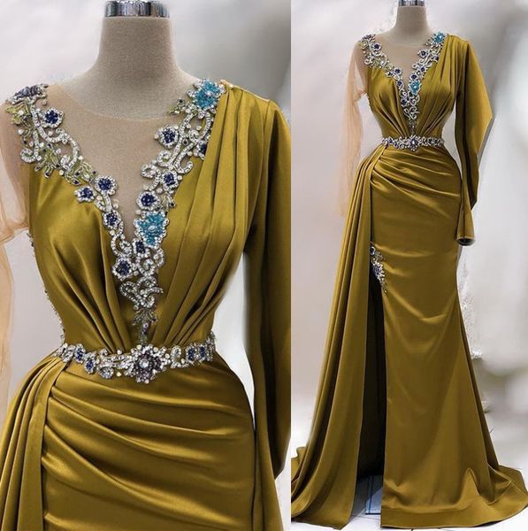 2023 april aso ebi gold mermaid prom dress beaded crystals high split evening formal party second reception birthday engagement gowns dress, Black
2023 april aso ebi gold mermaid prom dress beaded crystals high split evening formal party second reception birthday engagement gowns dress, Black