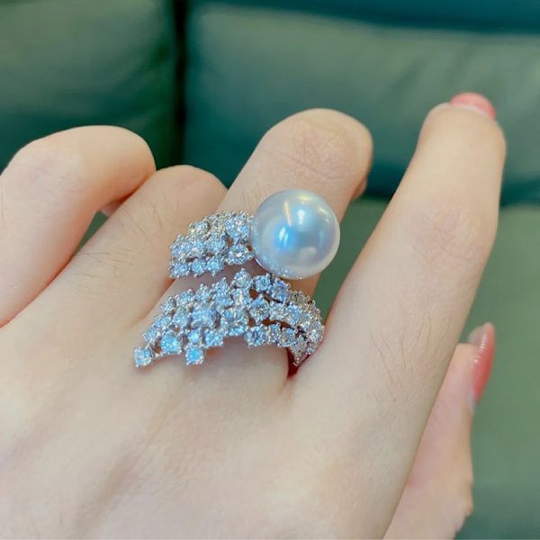 ins sell wedding rings luxury jewelry 925 sterling silver 5a cubic zircon cz diamond pearl party promise women engagement adjustable open ri, Slivery;golden
ins sell wedding rings luxury jewelry 925 sterling silver 5a cubic zircon cz diamond pearl party promise women engagement adjustable open ri, Slivery;golden