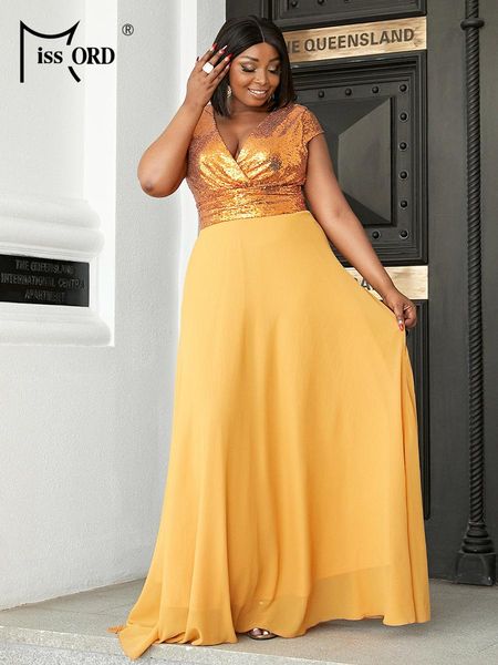 dresses missord plus size v neck overlap collar sequin insert women formal large maxi evening party dress black yellow cap sleeve
dresses missord plus size v neck overlap collar sequin insert women formal large maxi evening party dress black yellow cap sleeve