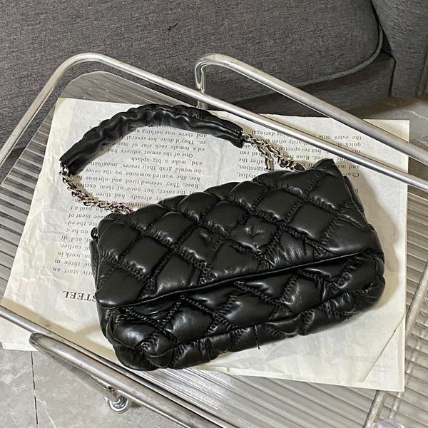 womens designer classic puff underarm quilted bags vintage aged silver chain shoulder large capacity outdoor sacoche luxury handbags 26cm
womens designer classic puff underarm quilted bags vintage aged silver chain shoulder large capacity outdoor sacoche luxury handbags 26cm