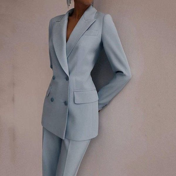 women's suits blazers blue suit for women blazer and pant suit office ladies business work wear 2 piece set female long sleeve jacket a, White;black
women's suits blazers blue suit for women blazer and pant suit office ladies business work wear 2 piece set female long sleeve jacket a, White;black