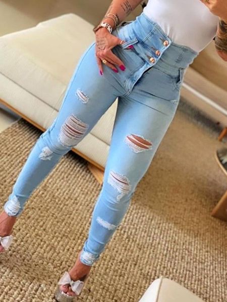 jeans 2022 women's stretch jeans low rise ripped skinny hip slim jean mom spandex denim clothing jeans female overalls pencil pants, Blue 
jeans 2022 women's stretch jeans low rise ripped skinny hip slim jean mom spandex denim clothing jeans female overalls pencil pants, Blue
