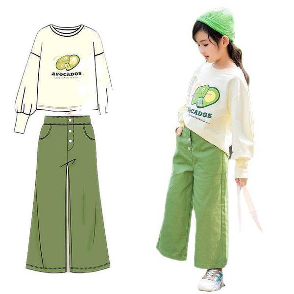 clothing sets girls avocado suit kids long sleeve hoodie + wide leg pants 2pcs children outfit set teenage girl loose clothes 4 6 8 aa230426, White
clothing sets girls avocado suit kids long sleeve hoodie + wide leg pants 2pcs children outfit set teenage girl loose clothes 4 6 8 aa230426, White
