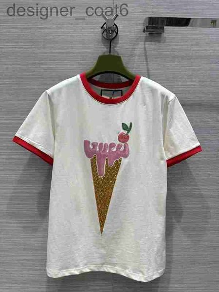 women's t-shirt designermilan runway women's t-shirt 2023 spring summer o neck short sleeve fashion designer brand same style t-s, White
women's t-shirt designermilan runway women's t-shirt 2023 spring summer o neck short sleeve fashion designer brand same style t-s, White