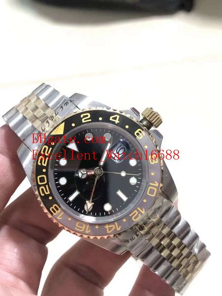 3 style wristwatches 40 mm 126713 126718 18k yellow gold ceramic bezel black dial asia 2813 automatic mechanical men's watch watches, Slivery;brown 
3 style wristwatches 40 mm 126713 126718 18k yellow gold ceramic bezel black dial asia 2813 automatic mechanical men's watch watches, Slivery;brown