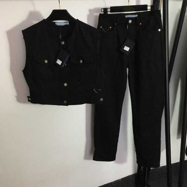 23ss womens pants set womens designer clothing denim vest jacket coat slim denim trousers set women clothes a1, White
23ss womens pants set womens designer clothing denim vest jacket coat slim denim trousers set women clothes a1, White