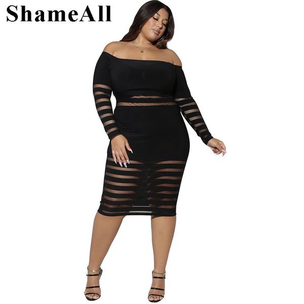 dresses plus size off shoulder black transparent sheer mesh black bodycon dress 4xl long sleeve women party white red midi dresses
dresses plus size off shoulder black transparent sheer mesh black bodycon dress 4xl long sleeve women party white red midi dresses