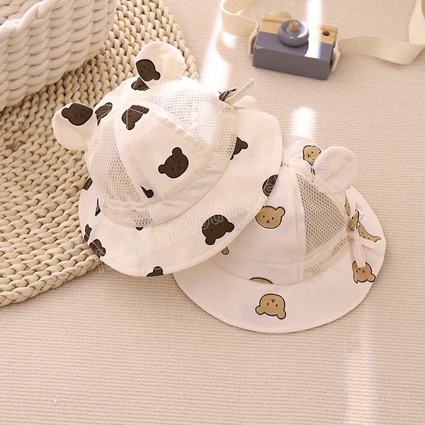 summer baby hat cute bear ear thin cotton bucket hat for boy girl newborn toddler outdoor beach panama cap, Yellow
summer baby hat cute bear ear thin cotton bucket hat for boy girl newborn toddler outdoor beach panama cap, Yellow