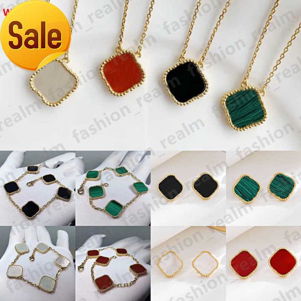 four leaf clover necklace designer jewelry set pendant necklaces bracelet stud earring gold silver mother of pearl green flower necklace lin
four leaf clover necklace designer jewelry set pendant necklaces bracelet stud earring gold silver mother of pearl green flower necklace lin