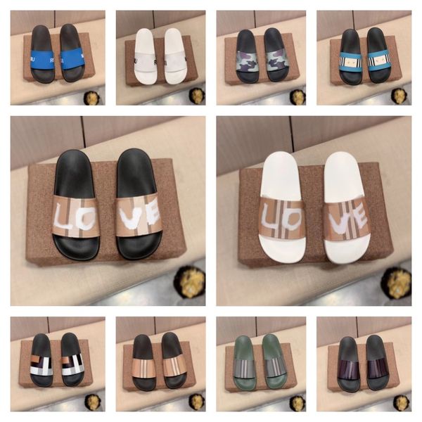 designer mens womens slippers fashion love letters bur slippers luxury summer ladies designer flat rubber checks straps sandals beach shoes, Black
designer mens womens slippers fashion love letters bur slippers luxury summer ladies designer flat rubber checks straps sandals beach shoes, Black