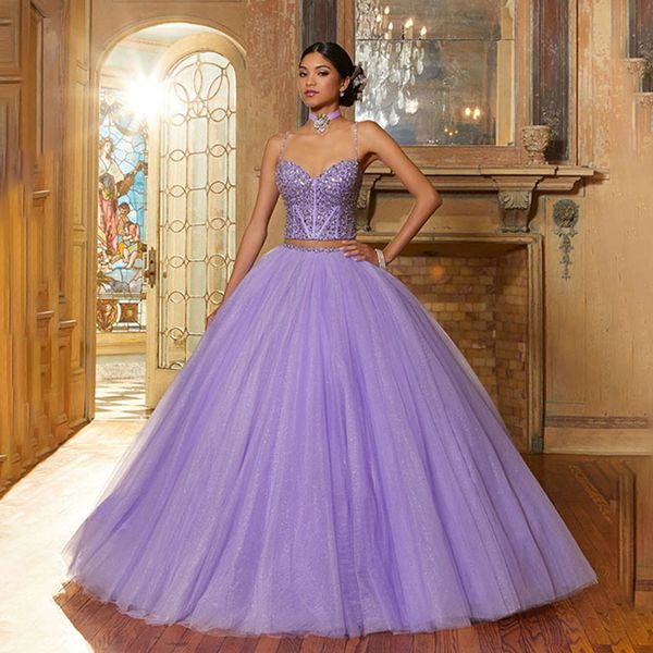 lavender two pieces quinceanera dresses spaghetti strap beaded sweet 15 prom gown exposed boning ball gown teen girls birthday party dress, Blue;red
lavender two pieces quinceanera dresses spaghetti strap beaded sweet 15 prom gown exposed boning ball gown teen girls birthday party dress, Blue;red