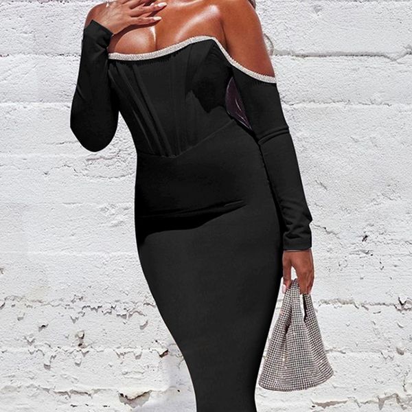 dresses bandage midi dress long sleeve 2022 women black crystal off shoulder bodycon dress spring club party dress birthday outfits, Black;gray
dresses bandage midi dress long sleeve 2022 women black crystal off shoulder bodycon dress spring club party dress birthday outfits, Black;gray