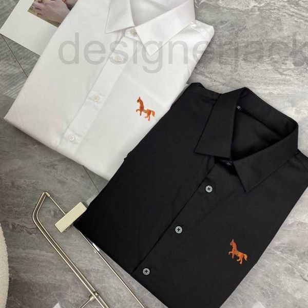 men's casual shirts designer luxury men business lapel long-sleeved mens cardigan 3d h horse embroidery thin jacket button cardigan nx7, White;black
men's casual shirts designer luxury men business lapel long-sleeved mens cardigan 3d h horse embroidery thin jacket button cardigan nx7, White;black