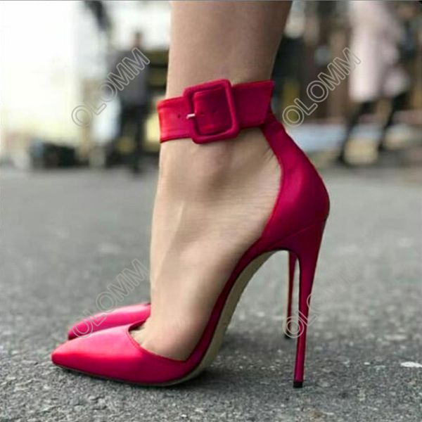 olomm women ankle strap pumps buckle stiletto heel pointed toe classics 9 colors dress shoes women plus us size 5-15, Black
olomm women ankle strap pumps buckle stiletto heel pointed toe classics 9 colors dress shoes women plus us size 5-15, Black