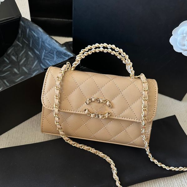 23 designer womens mini shoulder bag handle handbag genuine leather corrugated hardware matelasse chain diagonal span bag makeup box caviar
23 designer womens mini shoulder bag handle handbag genuine leather corrugated hardware matelasse chain diagonal span bag makeup box caviar