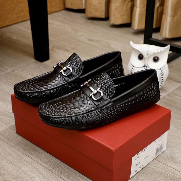 new 2023 fashion men party wedding dress shoes brand handmade casual loafers men's formal office business flats size 38-45, Black
new 2023 fashion men party wedding dress shoes brand handmade casual loafers men's formal office business flats size 38-45, Black