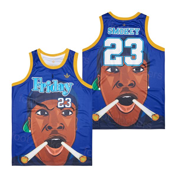 movie 23 smokey friday basketball jersey film retro pullover breathable high school college hiphop pure cotton team blue stitched retire uni, Black
movie 23 smokey friday basketball jersey film retro pullover breathable high school college hiphop pure cotton team blue stitched retire uni, Black