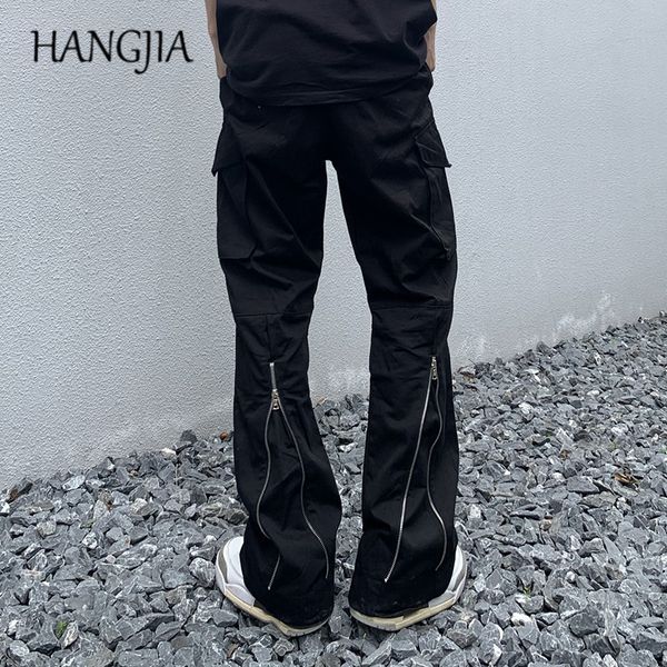 men's pants hip-hop black cargo flared pant harajuku streetwear back zip up joggers pants men loose casual wide leg trousers for men wo
men's pants hip-hop black cargo flared pant harajuku streetwear back zip up joggers pants men loose casual wide leg trousers for men wo