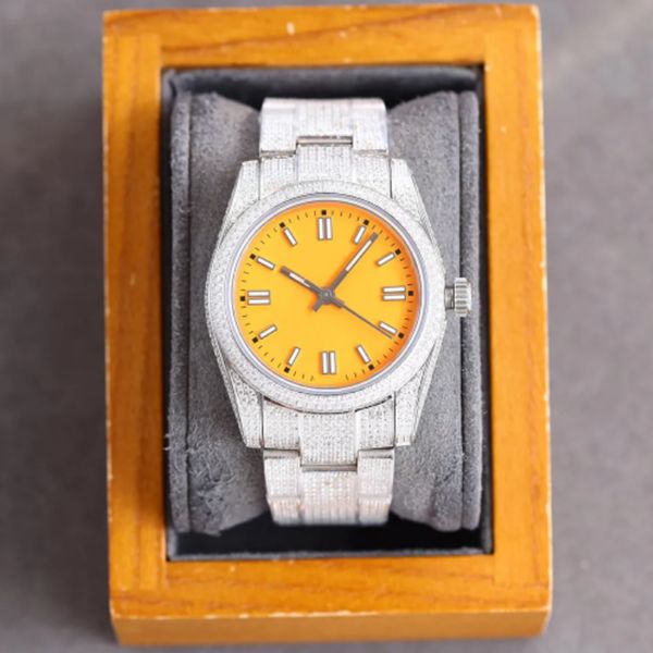 fashion mens watches 36mm dial couple diamond wristwatch stainless steel strap mechanical movement business watch orologi di lusso, Slivery;brown
fashion mens watches 36mm dial couple diamond wristwatch stainless steel strap mechanical movement business watch orologi di lusso, Slivery;brown